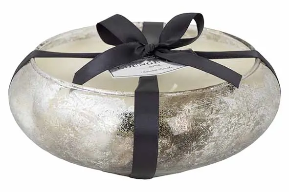 [354840] Geurkaars Luxury brush zilver, 50u