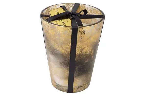 Geurkaars Luxury brush goud, 120u