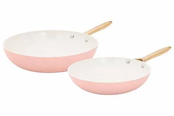 [5412004] Cosy&Trendy OUTLET Elegance braadpannen 24+28cm terracotta