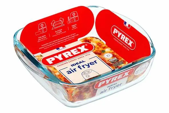 [211B100] Pyrex airfryer ovenschotel 1L vierkant