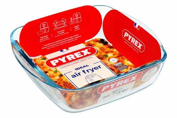 Pyrex airfryer ovenschotel 2,2L vierkant