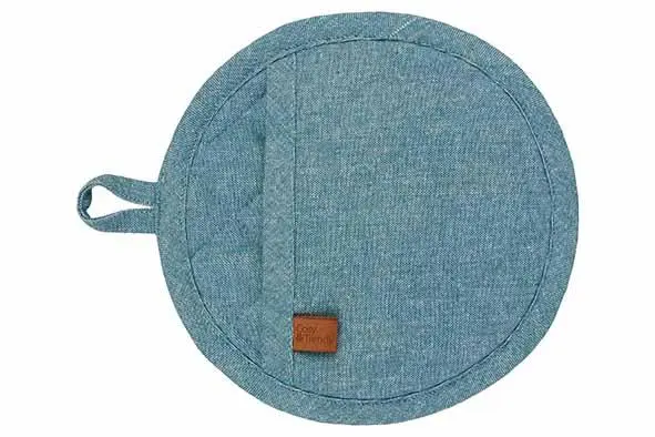 Stoff pannenlap green heron D20cm