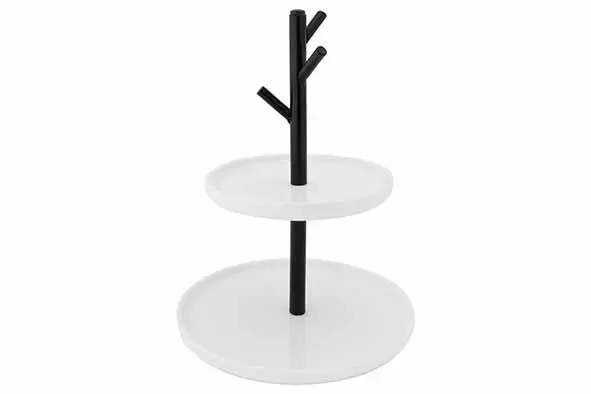 [5306003] Etagere D23.5xH31.5cm 2 lagen