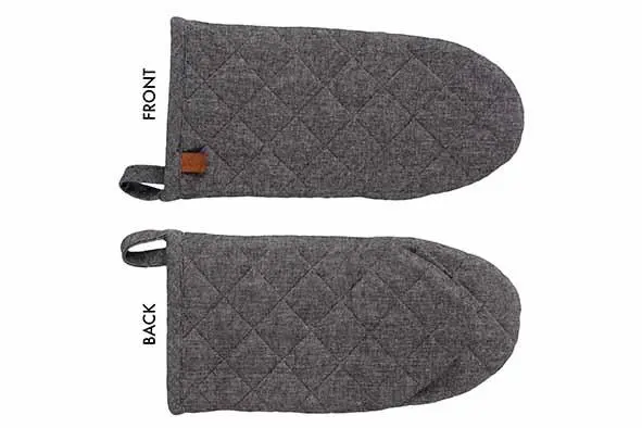 Stoff ovenwant black chambray