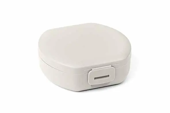 Amuse snackbox small rond sand 11x11xH4cm