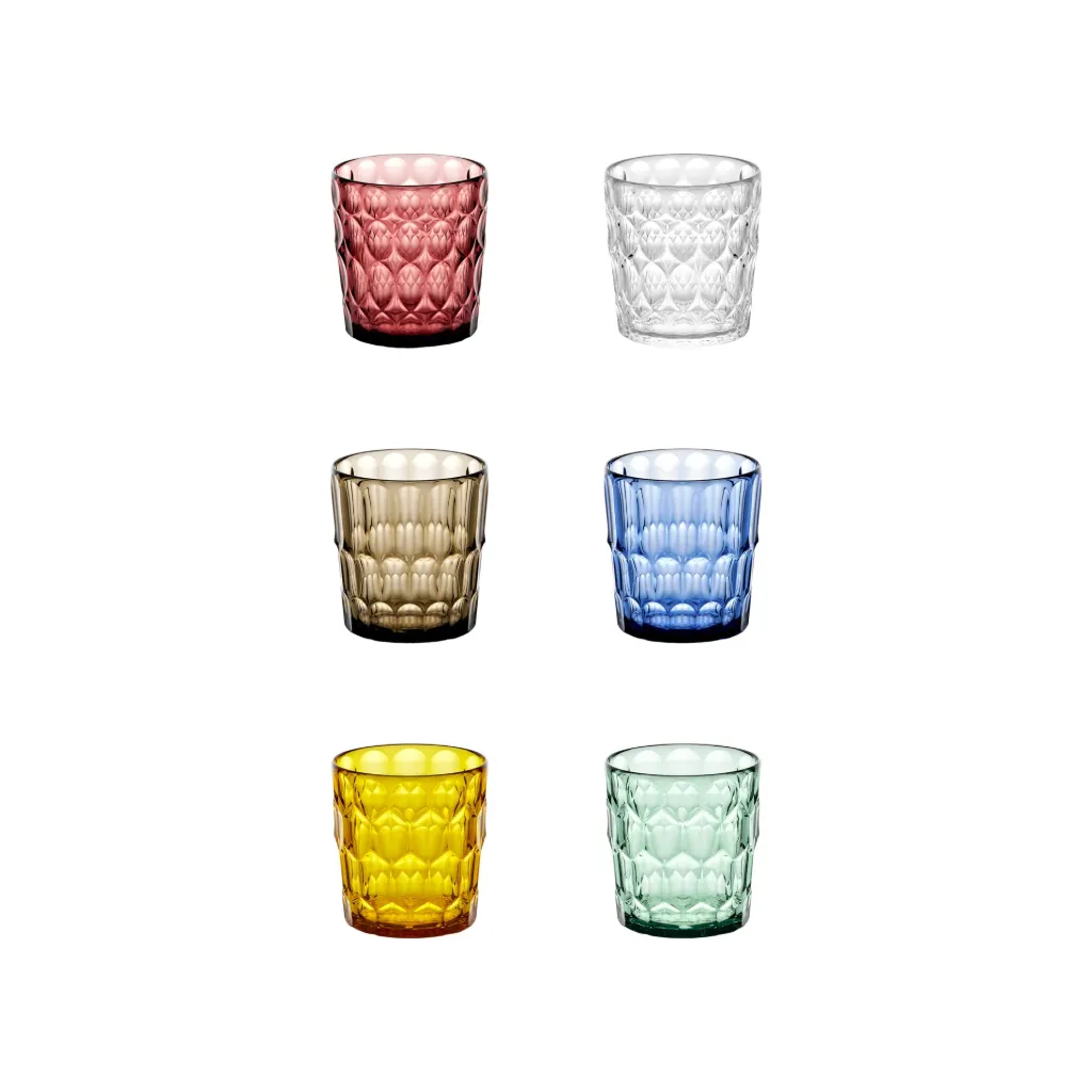 Guzzini tumbler low vanity, set 6