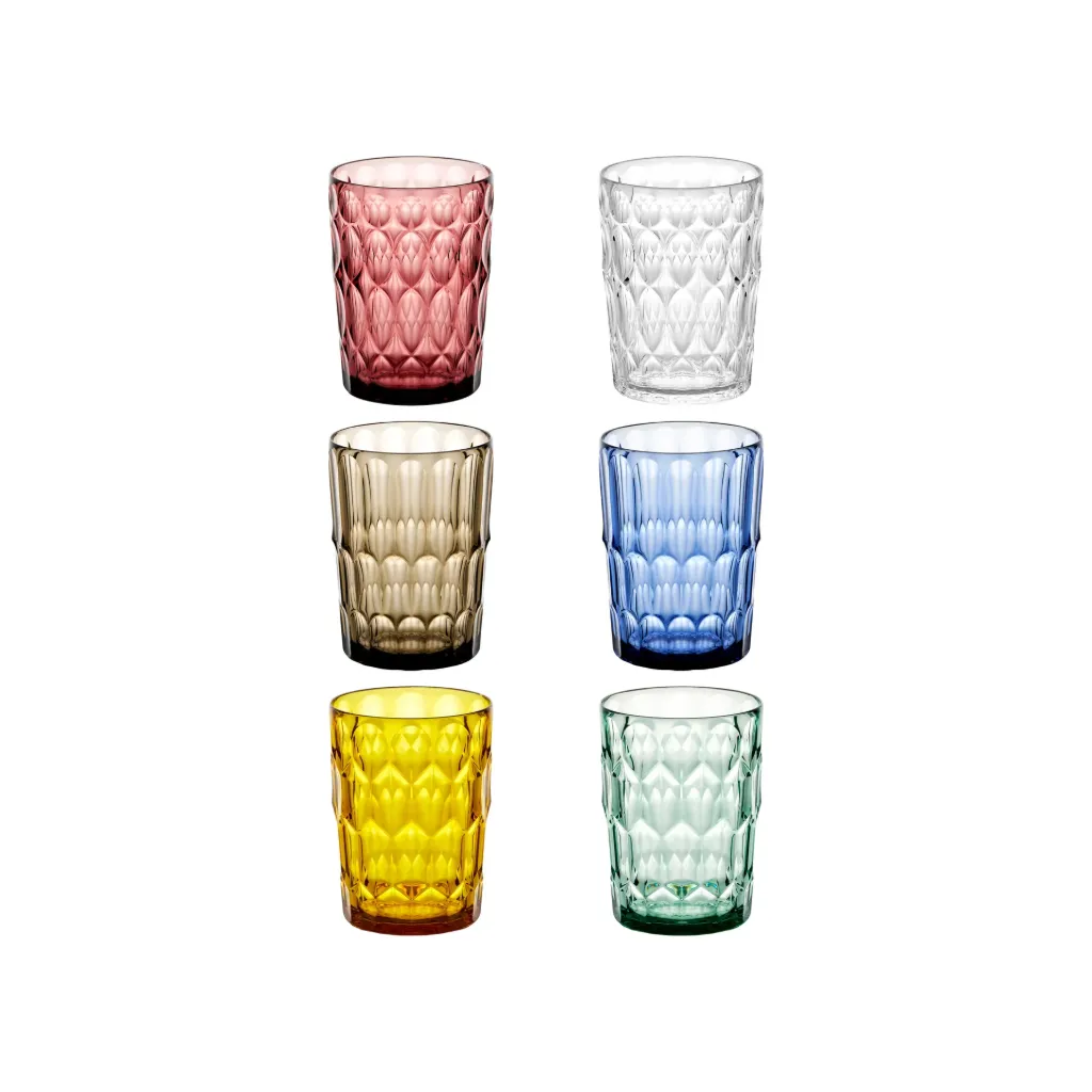 [131402LAR52] Guzzini tumbler tall vanity, set 6