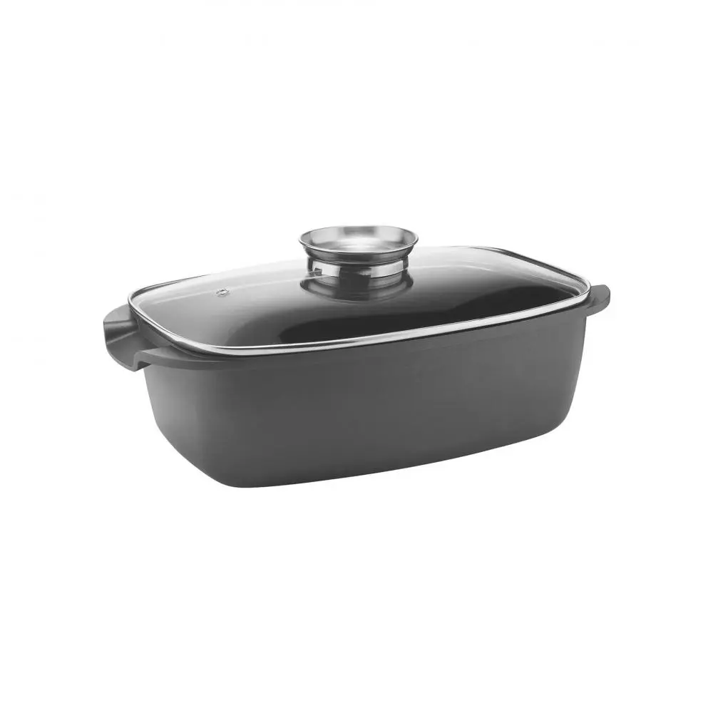 COOK&SPACE Deep roasting dish with lid