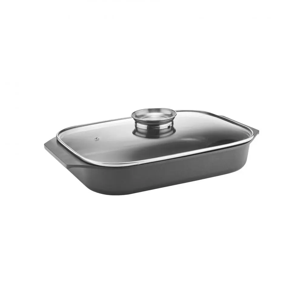 [9680110] COOK&SPACE Shallow roasting dish with lid