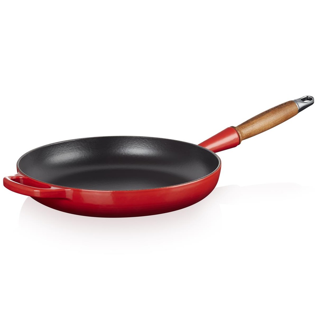Le Creuset koekenpan rood 28cm gietijzer