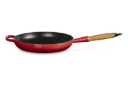 Le Creuset koekenpan in geëmailleerd gietijzer 28cm rood