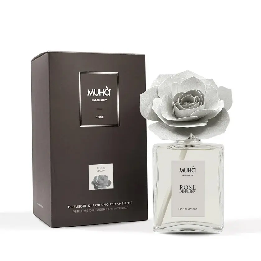 [L208] Muhà rose diff. 200ml Fiori di cotone