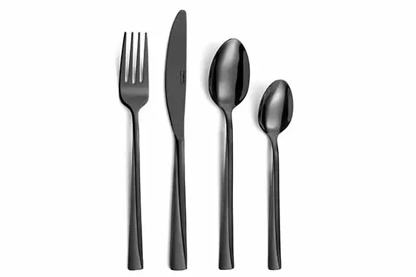 [1490125] Amefa pradel essentiel absolu bestekset zwart, 16pcs