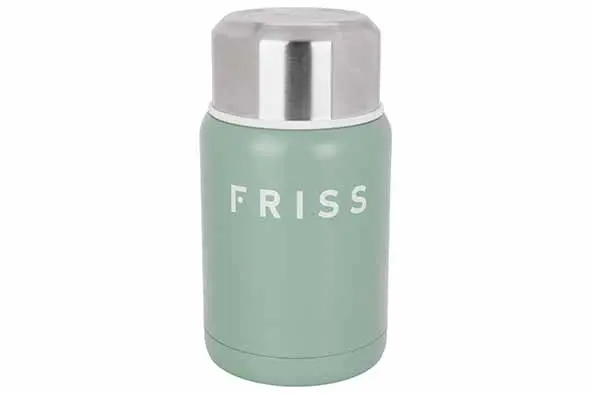 [5417011] FRISS voedseldrager rvs 500ml groen