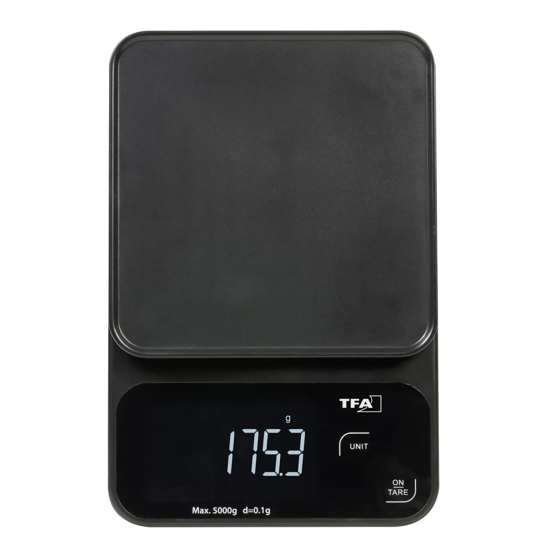 [50.2009.01] TFA digitale weegschaal zwart 5kg