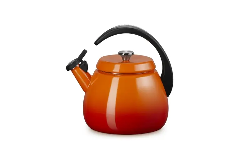 [40111010900900] Le Creuset fluitketel cloche 2.1L oranjerood
