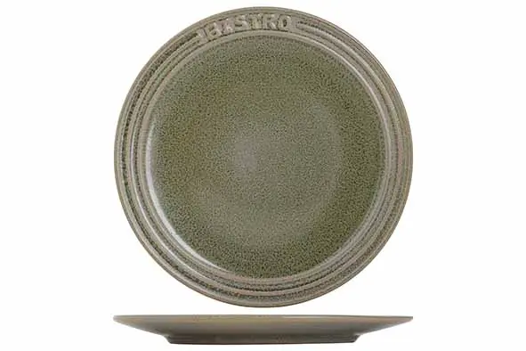 [51931002] Bistro thyme green dessertbord 21cm