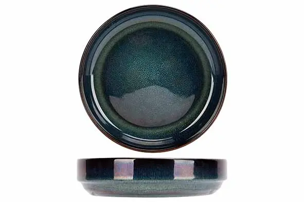 Jade verde kom D16.5xH4cm