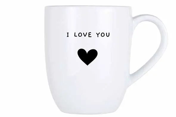 Cosy mug 53cl, i love you