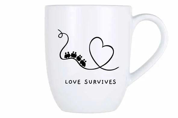 Cosy mug 53cl, love survives