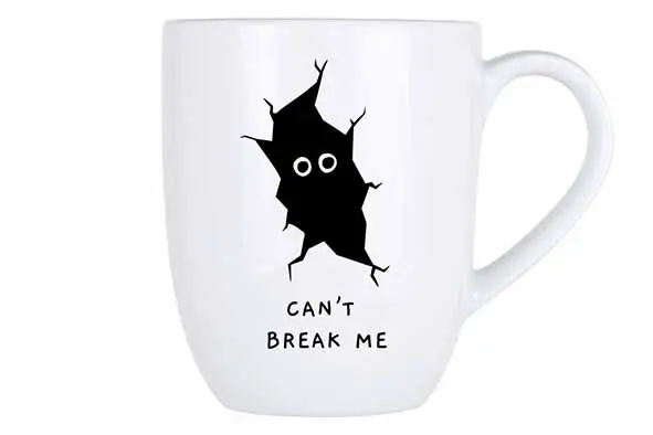 Cosy mug 53cl, can't break me