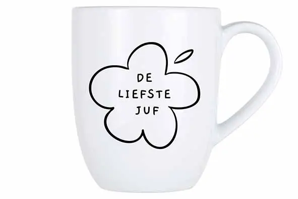 Cosy mug 53cl, de liefste juf