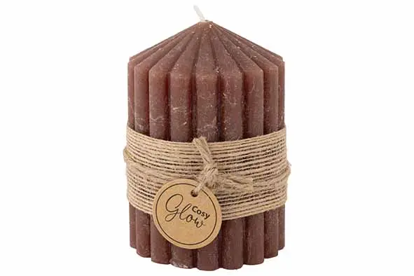 [164333] Kaars ribble bruin 40u