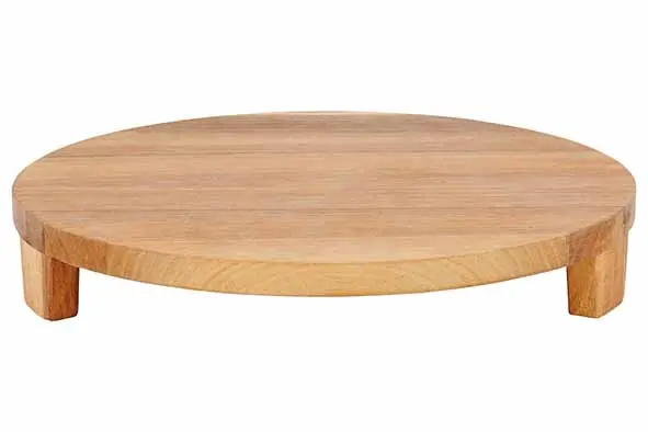 Presentatiebord rond acacia 30cm