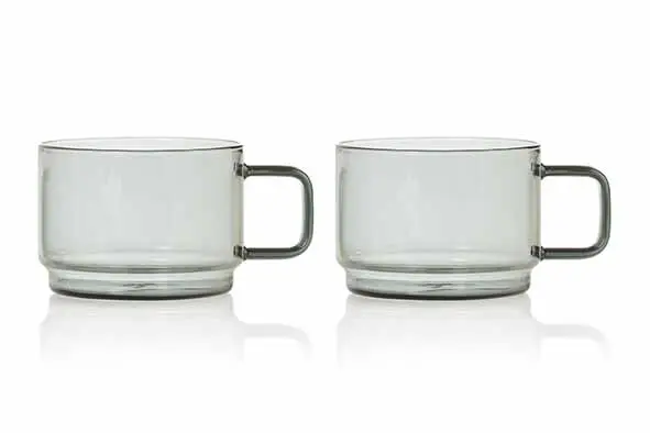 Impact koffietas grijs 30cl, set2
