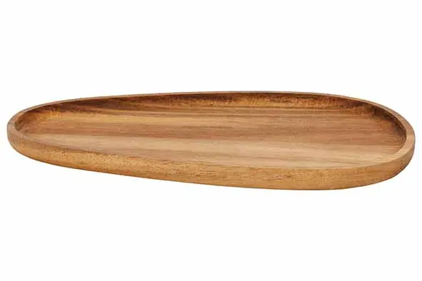 [5570893] Presentatiebord ovaal acacia 25x15cm