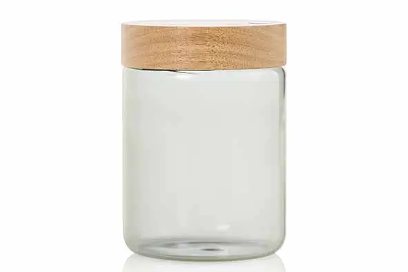 Purejar voorraadpot grijs 0.8L
