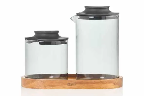 [MZ08] Impact suiker-melkpot grijs, set3