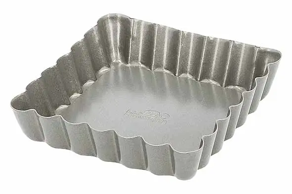 Bakers best mini taartvorm vierkant