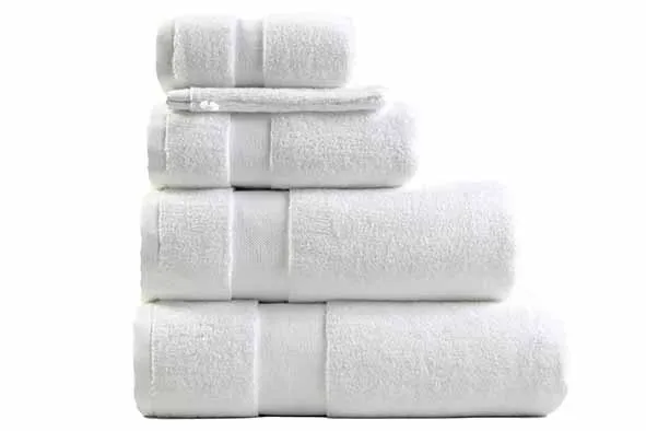 Washand white katoen 650gsm, set 4