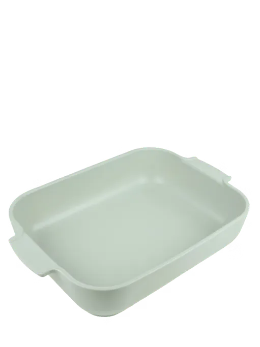 Peugeot rechthoekige ovenschaal 40cm saliegroen