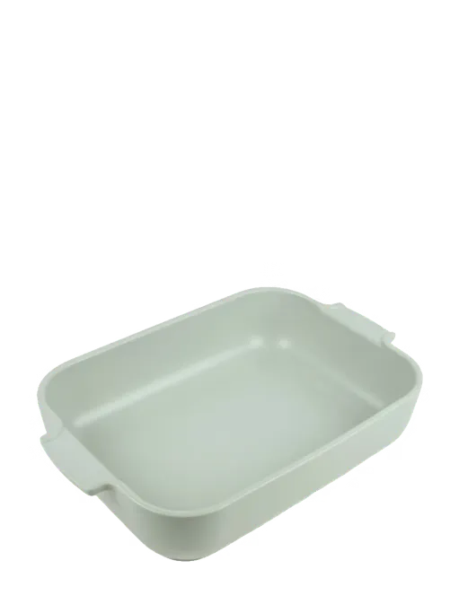 Peugeot rechthoekige ovenschaal 36cm saliegroen