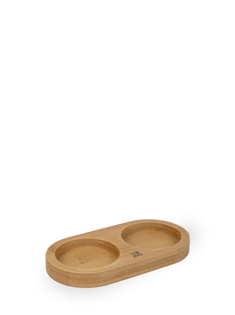 [44534] Schaaltje voor twee molens, bamboe, naturel