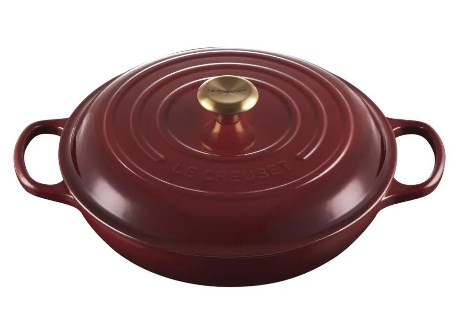 Le Creuset campagnard garnet 30cm