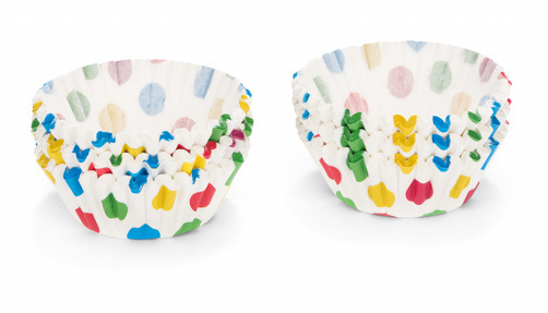 Cupcakevormen Cirkels 3cm Papier Wit, 200 Stuks