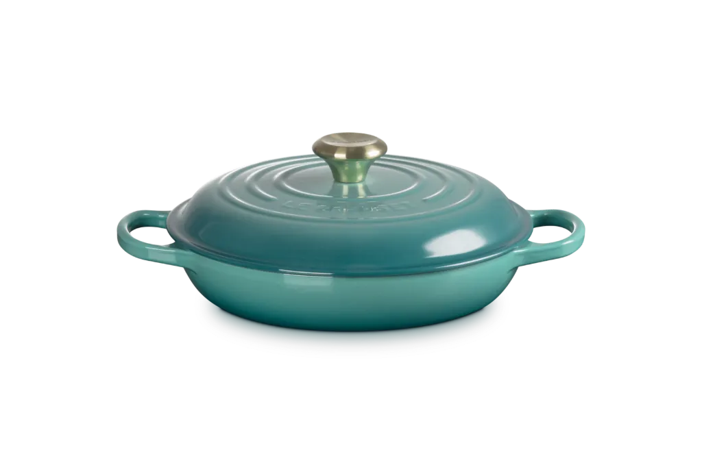 [21180260994450] Le Creuset Campagnard 26cm Bleu Riviera