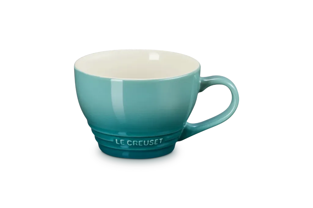 [70304400990002] Le Creuset grote cappucino mok 400ml Bleu riviera