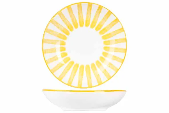 [4996017] Cosy&Trendy Cabana schaaltje geel 10cm