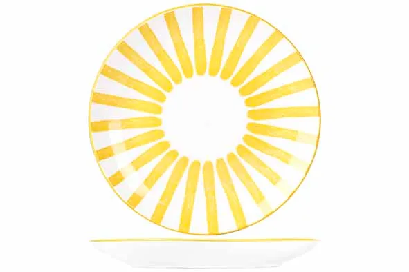 [4996005] Cosy&Trendy Cabana dessertbord geel 20,5cm