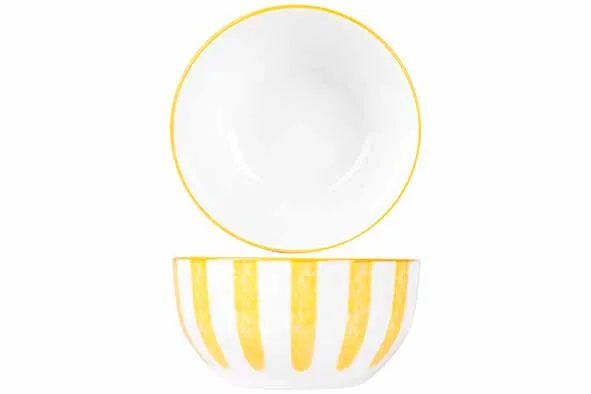 [4996011] Cosy&Trendy Cabana bowl geel 14cm