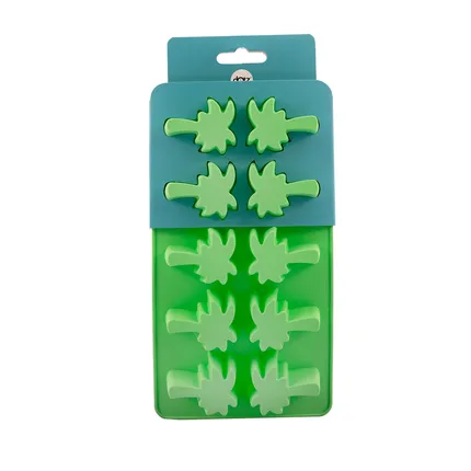 Dotz ijsblokjesvorm uit platinum silicone palmbomen 21x11x2cm
