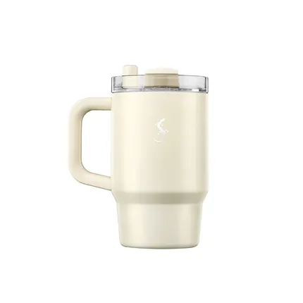 [270976] Lurch big cup mini isoleerbeker uit roestvast staal crème 800ml
