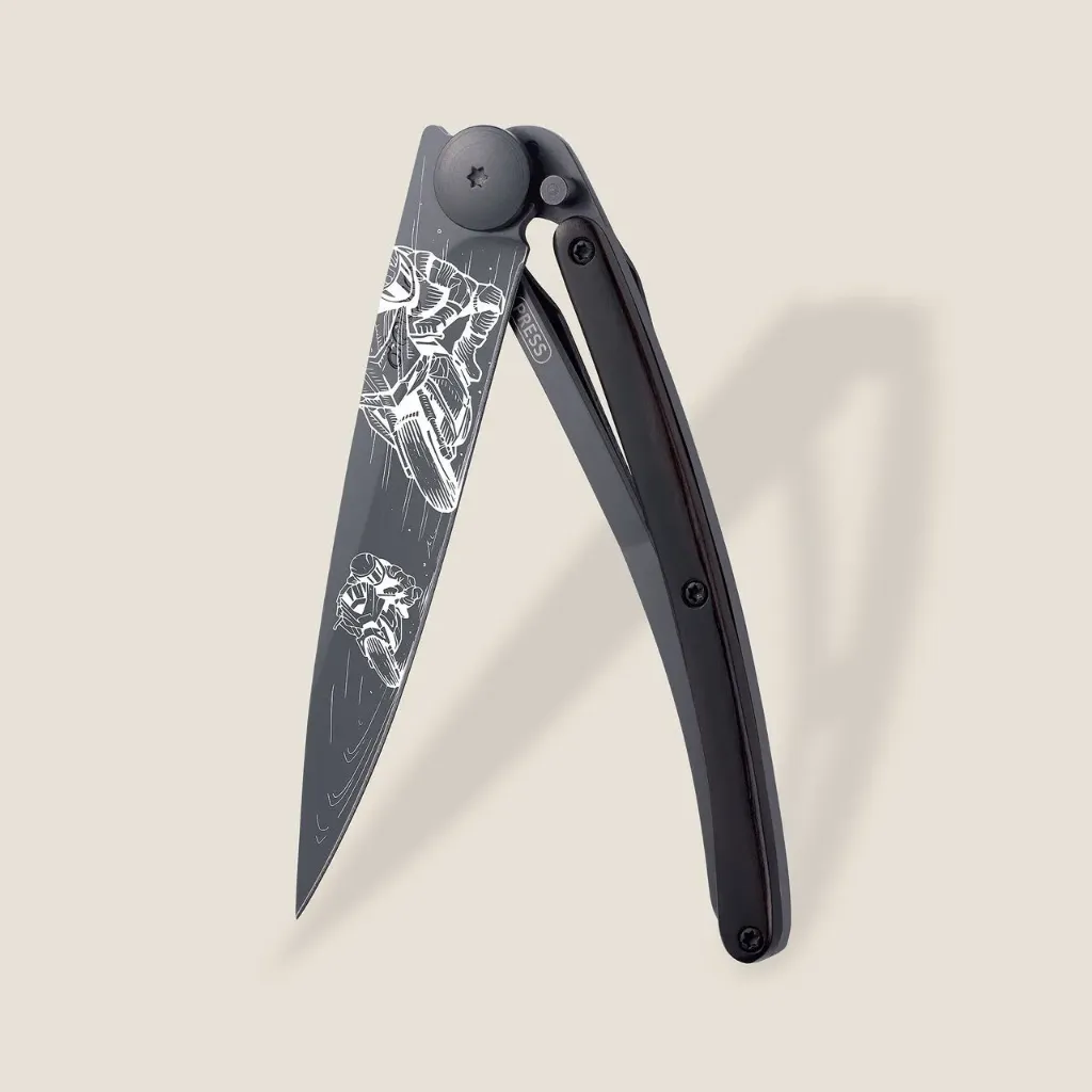 [1GB000191] Deejo, 37g Black Ebène Moto Racing