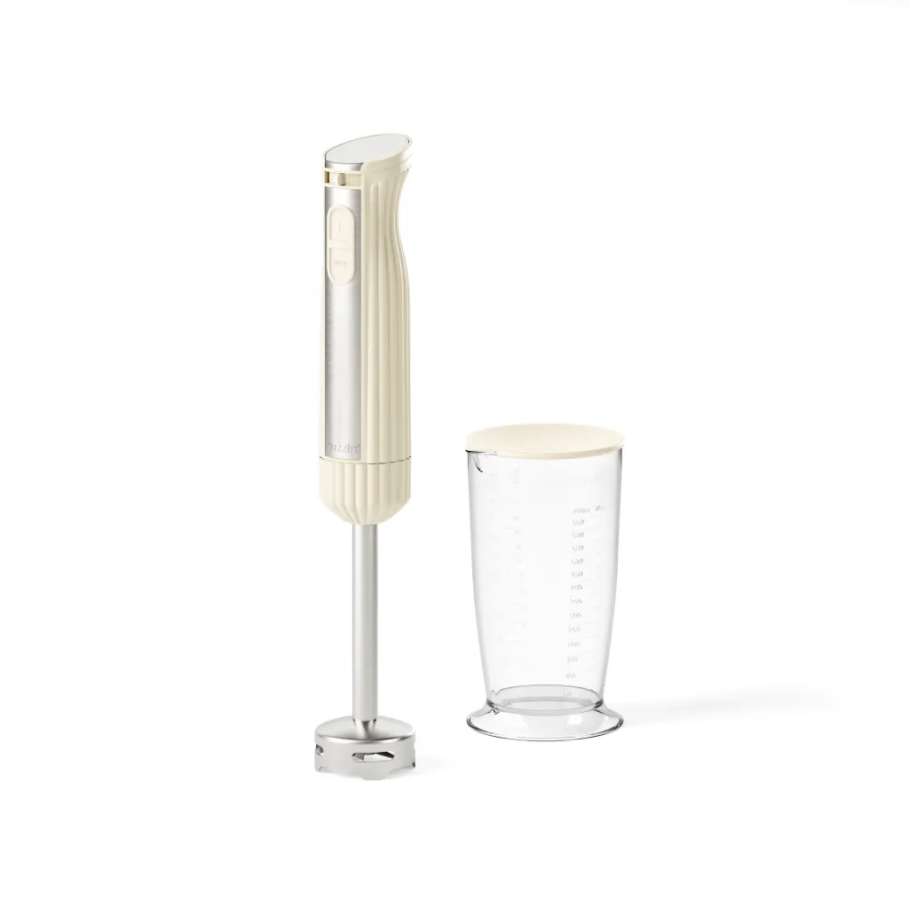 Guzzini hand blender with accessories (jar+lid)