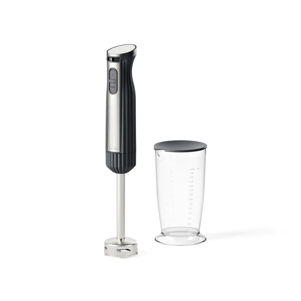 Guzzini hand blender with accessories (jar+lid)