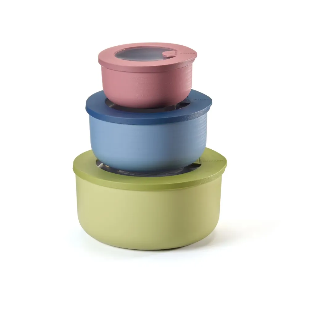 Guzzini set of 3 round containers